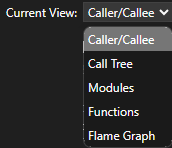 Screenshot der Liste der detaillierten Berichte.