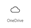 Abbildung des OneDrive-Kartensymbols.