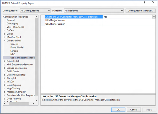 Visual Studio-Konfiguration für ucm.