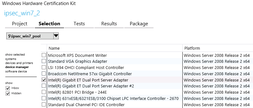 Auswahl-Registerkarte