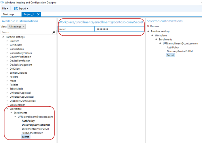 Screenshot der Massenregistrierung.