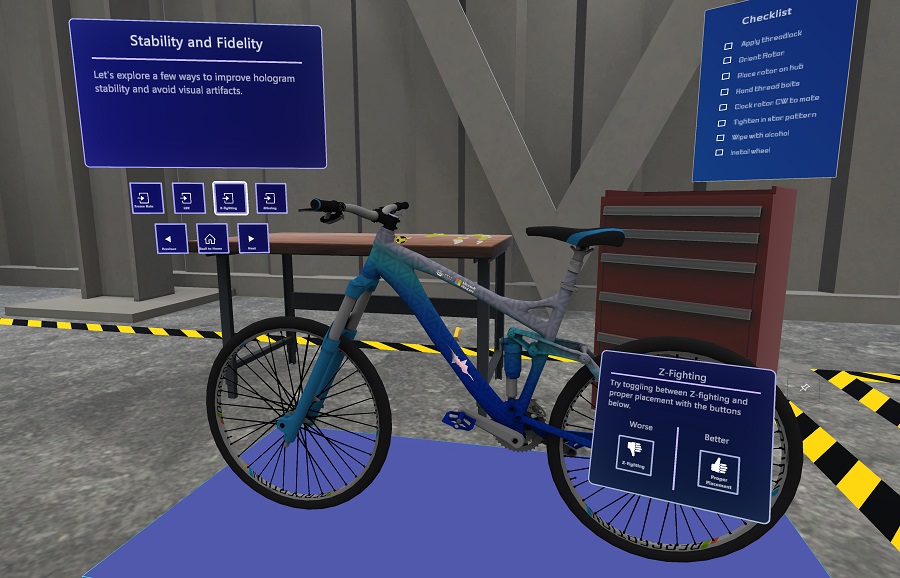 Erleben Sie Z-Fighting mit Objektplatzierungen.