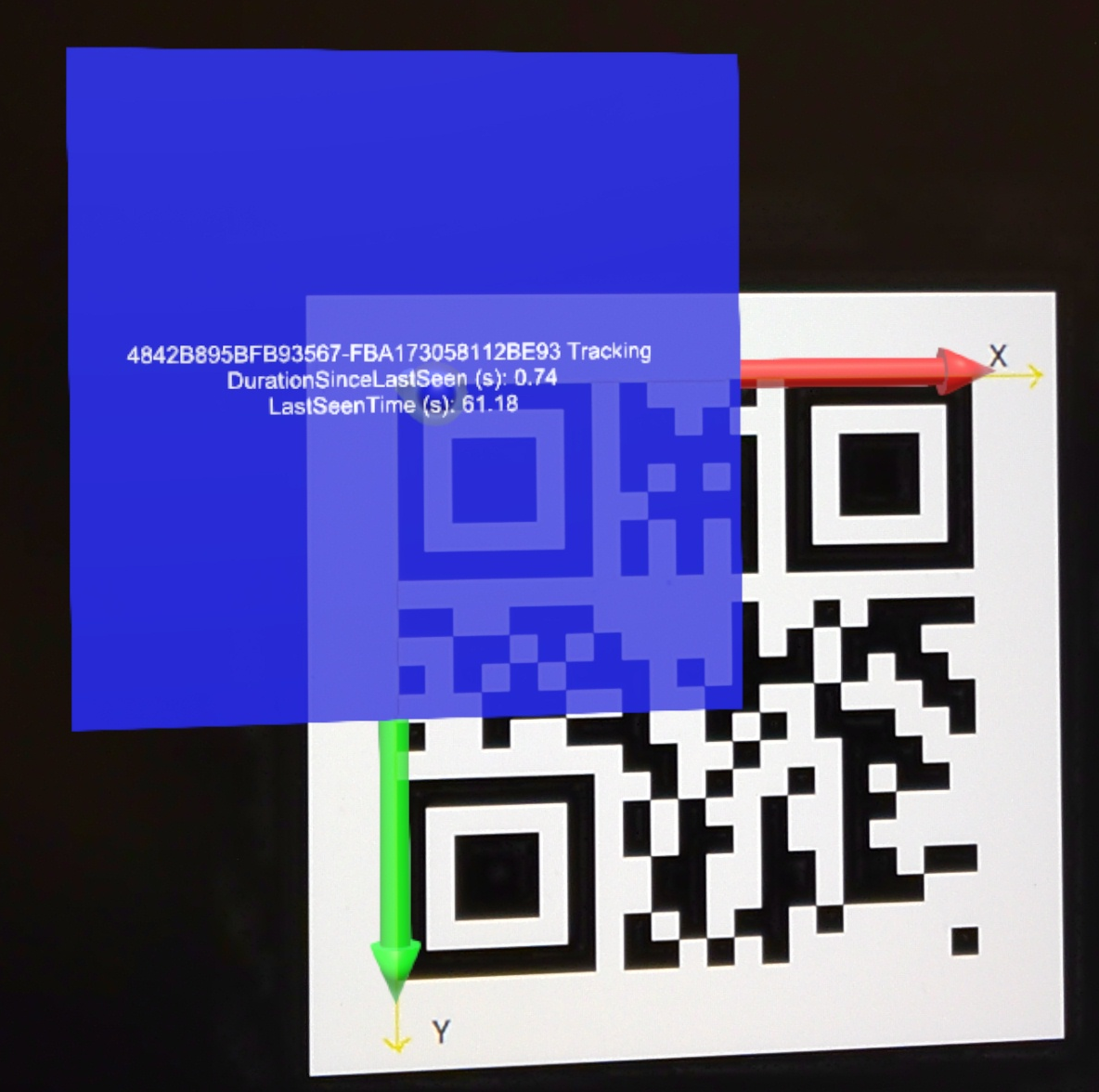 Nachverfolgter QR-Code