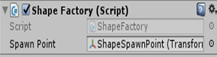 Shape Factory-Referenzziel festlegen
