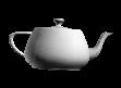 Abbildung der Teekanne mit Gouraud-Schattierung