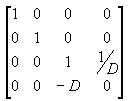 Abbildung der zusammengesetzten Projektionsmatrix