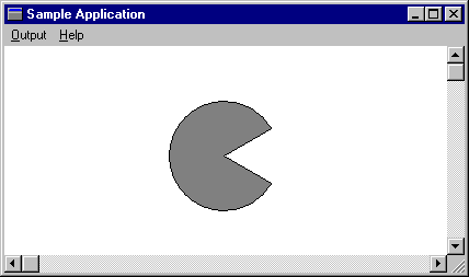 Screenshot des resultierenden Kreisdiagramms