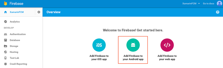 Hinzufügen von Firebase zu Ihrer Android-App