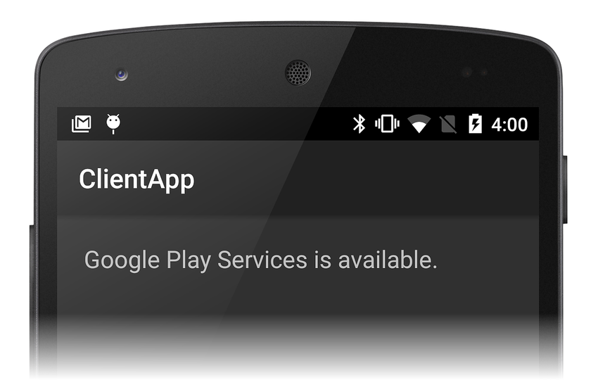 Google Play Services ist verfügbar
