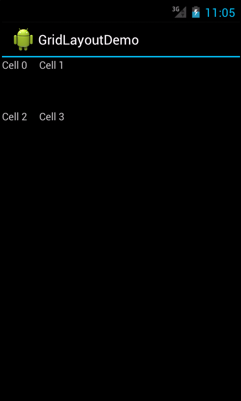 Beispielrasterlayout