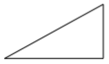 Liniengrafik zeigt ein Dreieck.