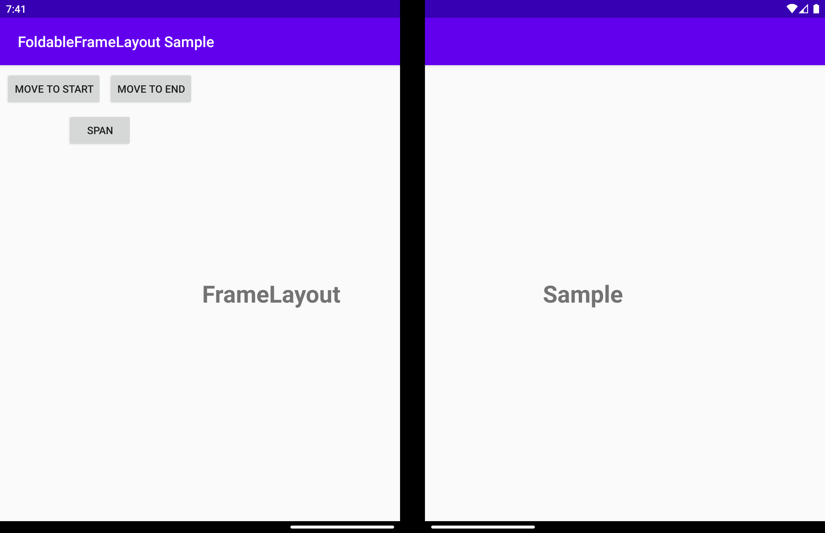 DUAL: tabs on the first screen