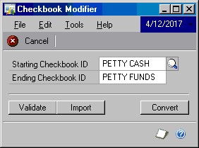 Check modifyer