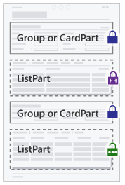 Card example 3 Card layout example 3