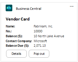 Vendor card after OnAfterGetPageSummary event