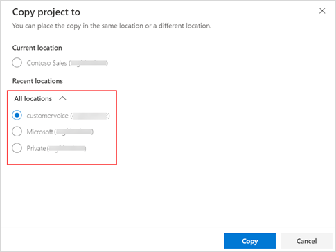 Copy your project to a different environment Copy your project to a different environment.