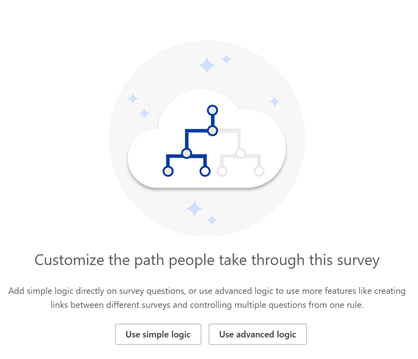 Customize survey flow button Customize survey flow button.