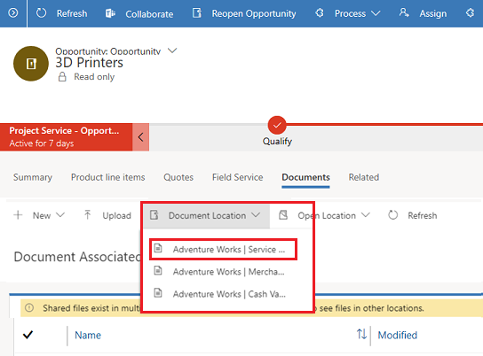Select document location Select document location.