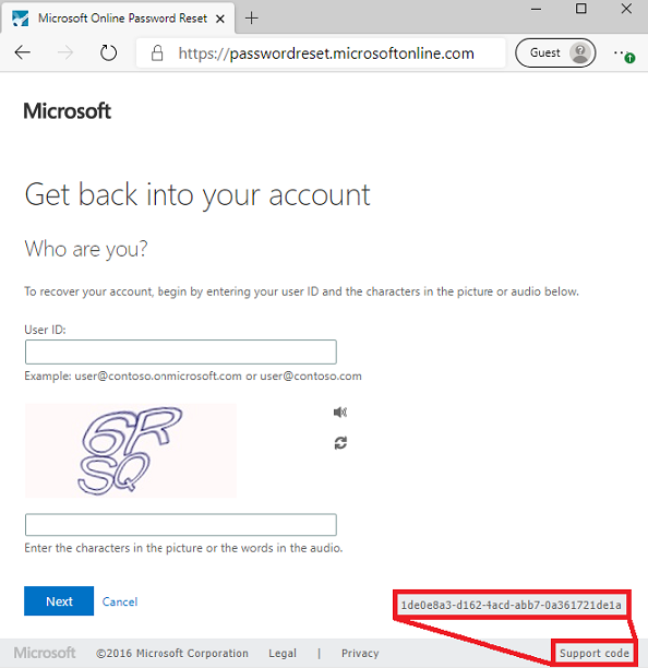 Support код. Майкрософт сброс пароля. Microsoft код сброса пароля. Сброс пароля Active password. Код поддержки.