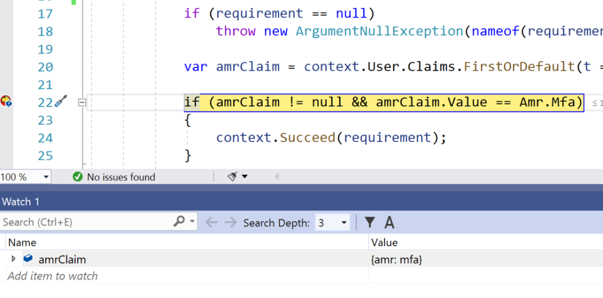 Logging in using OTP with Identity