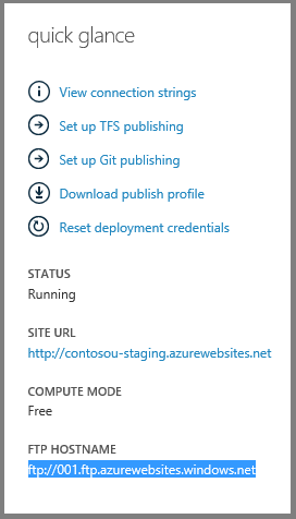 FTP host name