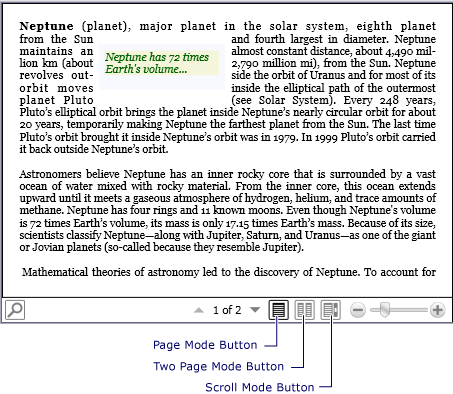 Screenshot: FlowDocumentReader ViewMode Screenshot: FlowDocumentReader ViewMode