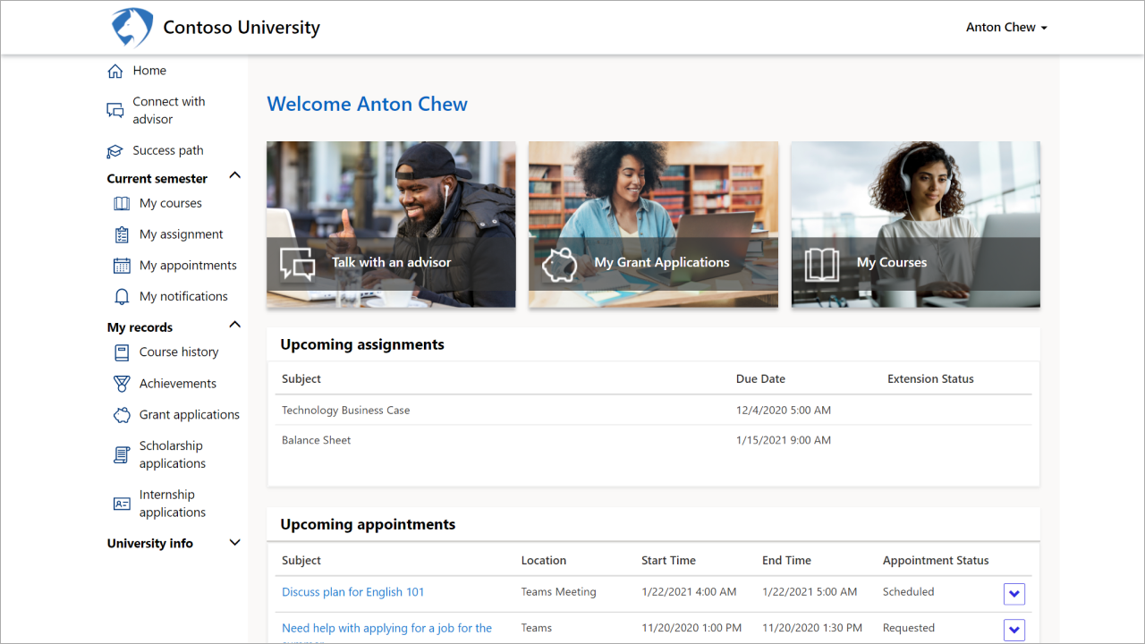 Higher education student portal Higher education student portal