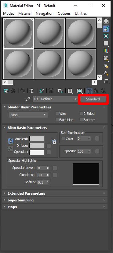 Standard button Standard button.