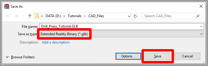 Save as GLB Save as GLB.