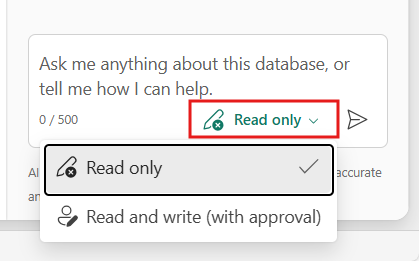 Στιγμιότυπο οθόνης της λειτουργίας εκτέλεσης Copilot.