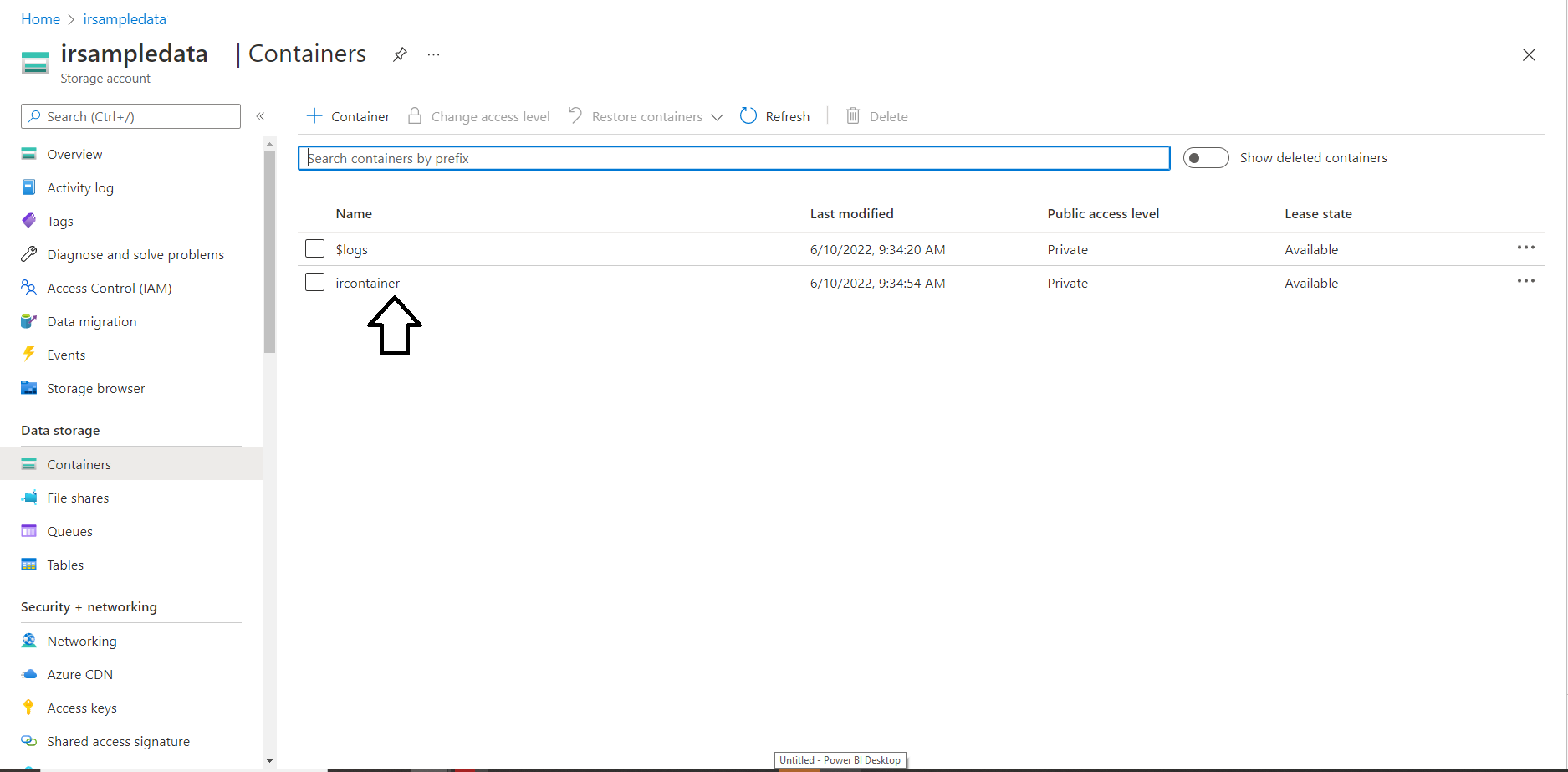 Open your container. Open your container.