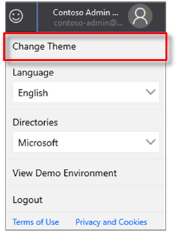Theme selection