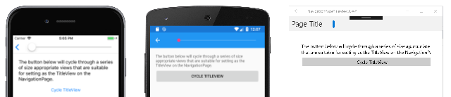 Slider TitleView Slider TitleView