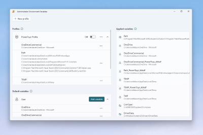 Environment Variables icon