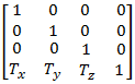 translate matrix