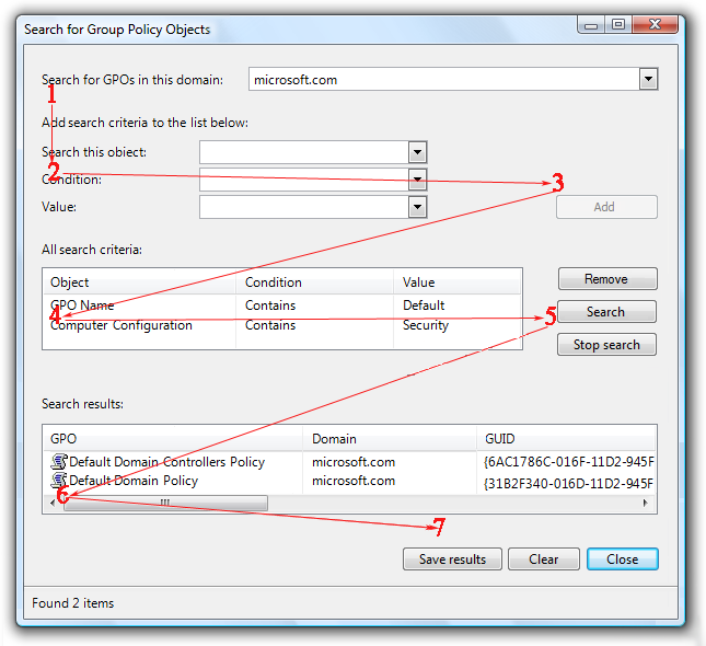 screen shot of a well-planned dialog box