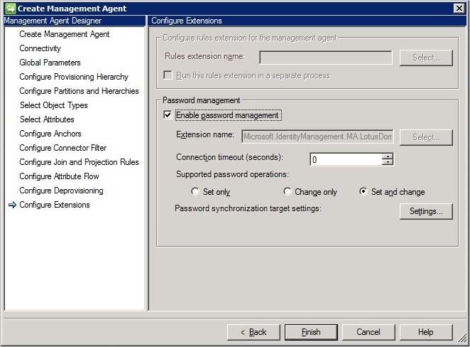 Configuration extension. IBM Domino.