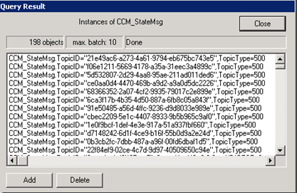 Screenshot of the CCM_StateMsg instance.