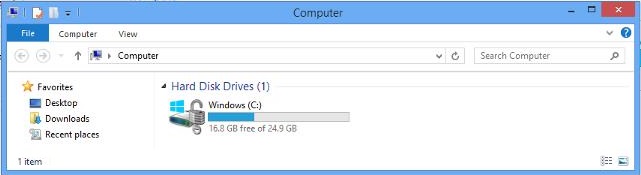 Screenshot of the padlock icon in Windows Explorer.