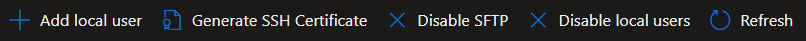 Screenshot of the Generate SSH Certificate button.