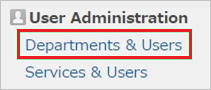 Department & Users Department & Users