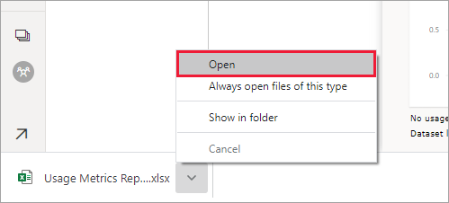 Screenshot of opening the .odc file.
