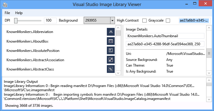 Image Library Viewer Filter GUID Image Library Viewer Filter GUID