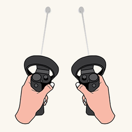 symmetric design for rays with controllers