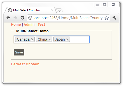 Image of Canada China and Japan selected