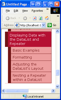 Update the Site Map to Include the New ASP.NET Pages