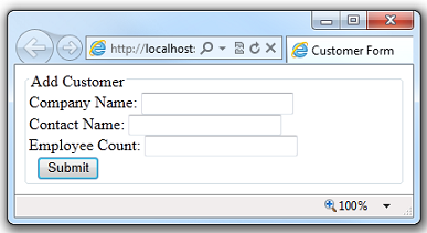 Screenshot of a form with three text boxes.