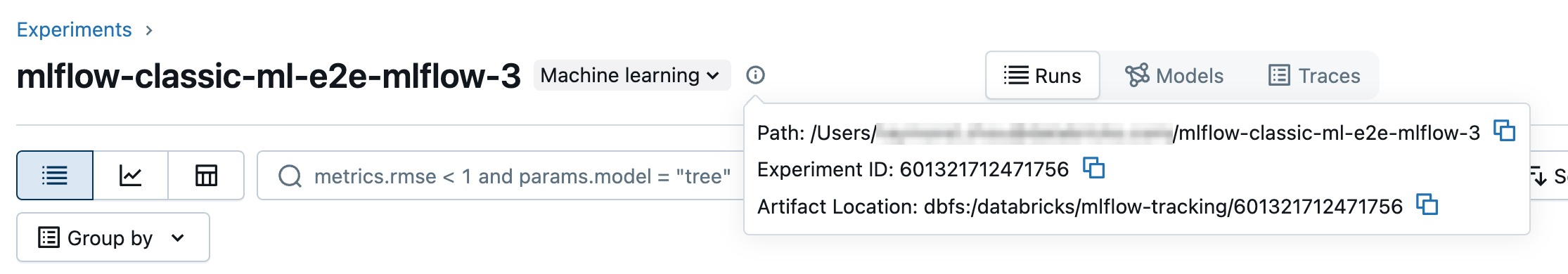 Experiment name icon