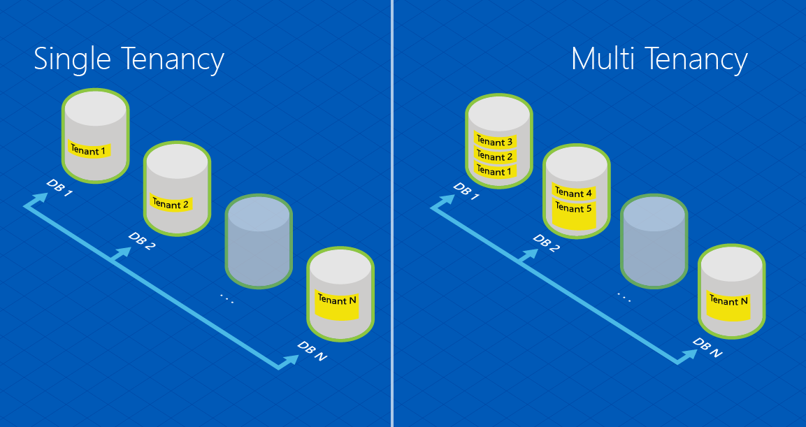 Single tenant versus multi-tenant