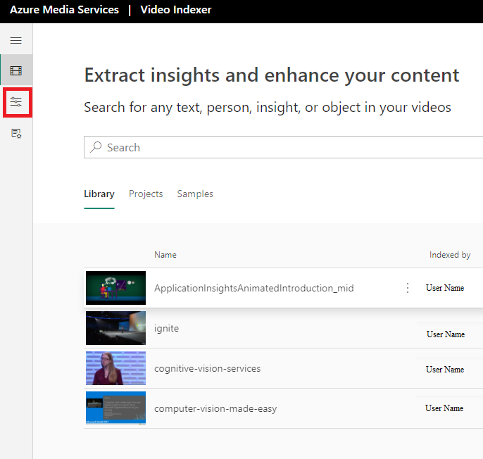 Customize content model in Azure AI Video Indexer 